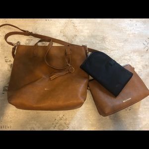 Bella Tunno Boss Faux Leather Diaper Bag